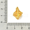 PVD Vacuum Plating 304 Stainless Steel Micro Pave Gold Cubic Zirconia Pendants STAS-L275-04G-3