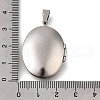316 Stainless Steel Locket Pendants STAS-C123-01B-P-3