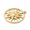 304 Stainless Steel Pendants STAS-I322-01G-01-2