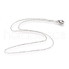Non-Tarnish 304 Stainless Steel Cable Chain Necklaces NJEW-G313-16P-1