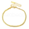 304 Stainless Steel Herringbone Chain Bracelets for Women BJEW-U019-04G-06-4