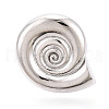 Brass Adjustable Open Cuff Rings for Women RJEW-N051-01B-P-2
