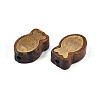 Natural Wood Undyed Beads WOOD-N013-003-3