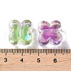 UV Plating Rainbow Iridescent Acrylic Beads OACR-H112-15C-3