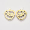 201 Stainless Steel Pendants STAS-S110-066G-1