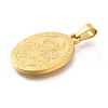 304 Stainless Steel Pendants STAS-K394-04G-06-2