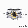 Sunflower Zinc Alloy Finger Rings FS-WGCE082-04-4