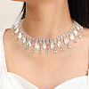 Cheriswelry Iron Crystal Rhinestone Cup Chain CH-CW0001-02-12