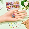 452Pcs 6 Style Transparent Crackle & Frosted Glass Beads CCG-YW0001-07-7