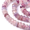 Natural Plum Blossom Tourmaline Beads Strands G-G991-B02-4