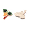 Thanksgiving Day Theme Alloy Enamel Pendants X1-ENAM-T020-35A-2
