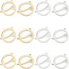 Unicraftale 12Pcs 2 Colors 201 Stainless Steel Pendants STAS-UN0035-67-1