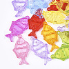 Transparent Acrylic Pendants X-TACR-S133-021-1