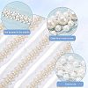 Fabric with Plastic Beads Ribbon OCOR-FG0001-29-4