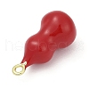 Gourd Brass Enamel Pendants KK-G526-20G-02-2