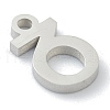 Non-Tarnish 304 Stainless Steel Charms STAS-G244-01D-3