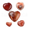 Natural Red Agate Heart Love Healing Stones G-G125-01B-1