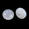Resin European Beads with Glitter Powder RESI-F055-07B-2