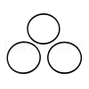 Ion Plating(IP) 304 Stainless Steel Linking Ring STAS-S079-13-B05-B-NF-1