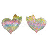 Transparent Epoxy Resin Cabochons X-CRES-N034-45-1