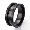 201 Stainless Steel Grooved Finger Ring Settings RJEW-TAC0017-8mm-03B-2