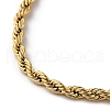 PVD Vacuum Plating 304 Stainless Steel Rope Chain Necklaces NJEW-H019-02G-2