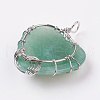 Natura Green Aventurine Pendants G-L480-05F-2