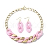 Acrylic Chains Jewelry Set SJEW-JS01288-04-1