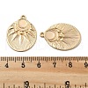 Brass Pendant Cabochon Settings KK-V003-05-3