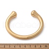 304 Stainless Steel Cuff Bangles BJEW-S161-07G-5
