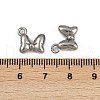 304 Stainless Steel Charms STAS-F317-02P-3