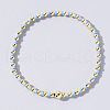 Bohemian Style Seed Beaded & Pearl Stretch Bracelet for Women XY5299-14-1