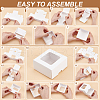 Square Kraft Paper Storage Gift Boxes CON-WH0095-100A-01-4