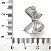 Brass Micro Pave Cubic Zirconia Pendant Bails KK-D378-16P-3