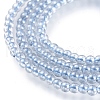 Electroplate Glass Beads Strands EGLA-I013-2mm-PL02-3