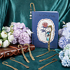 SUNNYCLUE 12Pcs 3 Style Tibetan Style Alloy Bookmarks Findings with Loop FIND-SC0006-61-4