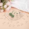 SOFPLATE 36Pcs Brass Screw On Clip-on Earring Findings KK-SP0001-18S-4