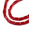 Opaque Solid Color Glass Beads Strands GLAA-N052-03-A02-3