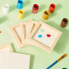 DIY Children Wood Decoration Clay Picture Frame WOOD-WH20008-07G-3