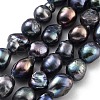 Dyed Natural Cultured Freshwater Pearl Beads Strands PEAR-P062-26A-2