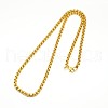 304 Stainless Steel Venetian Chain Necklace Making STAS-A028-N031-2