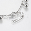 Tarnish Resistant 304 Stainless Steel Anklets AJEW-G016-02P-3