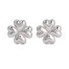 Non-Tarnish 304 Stainless Steel Stud Earrings for Women EJEW-G397-01P-2