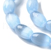 Macaron Color Natural Selenite Beads Strands G-B102-A01-07-3