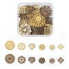 Spritewelry 60Pcs 12 Style Brass Multi-strand Links & Filigree Joiners Links KK-SW0001-05-2