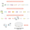  923Piece DIY AB Colors Style Stretch Bracelet Making Kits for Children's Day DIY-NB0004-90-5