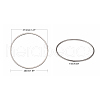 Tarnish Resistant 304 Stainless Steel Linking Ring STAS-T047-15C-2
