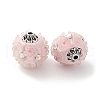 Handmade Resin Indonesia Round Beads IPDL-P005-21AS-02-2