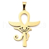 304 Stainless Steel Pendants STAS-R134-04G-01-1