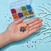 8 Colors Round Glass Seed Beads SEED-YW0001-52-8